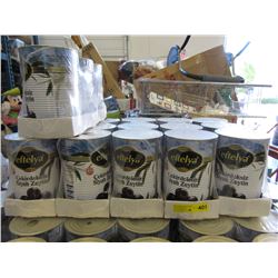 4 Cases of canned black olives