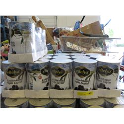 4 Cases of canned black olives