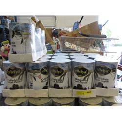 4 Cases of canned black olives