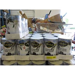 4 Cases of canned black olives