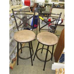 Pair of 29" swivel bar stools - used
