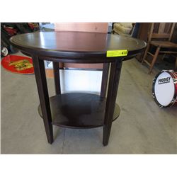 28" Tall oval accent table - used