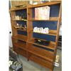 Image 1 : 2 Wood shelving units
