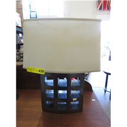 Contemporary table lamp with shade - used