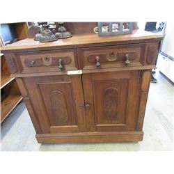 Victorian walnut sideboard - circa 1880