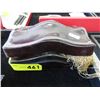 Image 1 : Leather covered trinket box & contents
