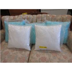 5 New 13" cushions - wrapped