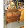 Image 1 : Victorian Oak Queen Anne dressing chest
