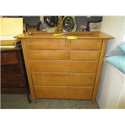Mid century maple wood dresser