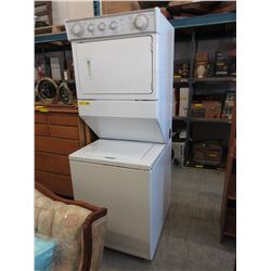 Whirlpool stacking washer/dryer - used