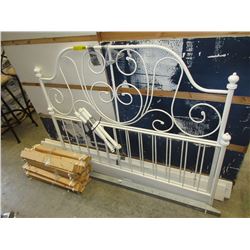 Double size metal bed frame - used