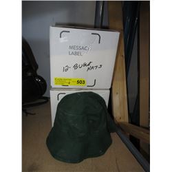 2 Cases of new bucket hats