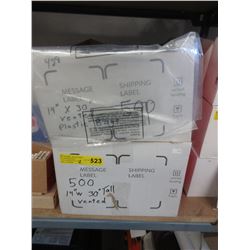 2 Cases of vented plastic bags