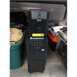 2 APC Smart UPC systems