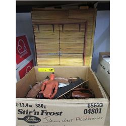 Vintage cardboard pioneer home & more
