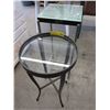 Image 1 : 2 Glass top plant stands