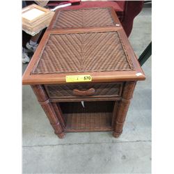 2 Wood end tables - used