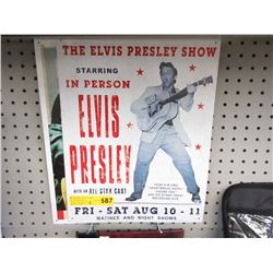 2 Elvis Presley tin signs