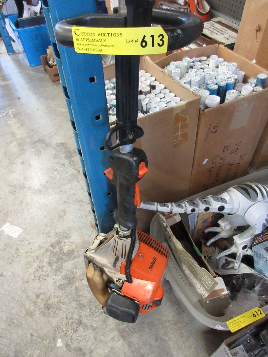 Stihl gas powered edger used
