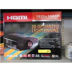 HDMI LCD projector