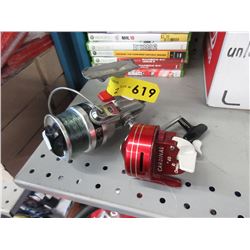 2 Fishing reels - used