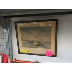 Rare Water Colour by Gatnet Hazard