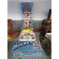5 Boxes of hockey trading cards