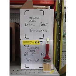 2 Cases of new 2" paint brushes