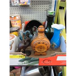 Box lot of decorative items - some vintage