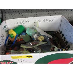 Box lot of used children's toys