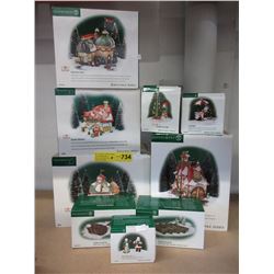 9 "Department 56" Christmas ornaments