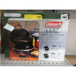 New - Coleman propane stock pot