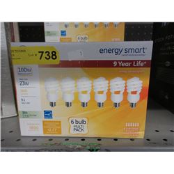 New - 23 Watt energy smart light bulbs
