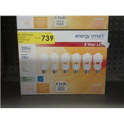 New - 23 Watt energy smart light bulbs