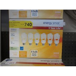 New - 23 Watt energy smart light bulbs