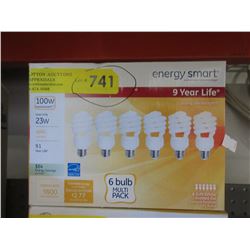 New - 23 Watt energy smart light bulbs