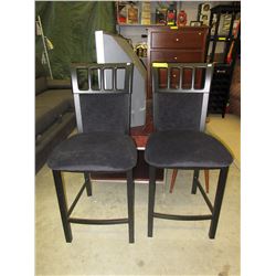 Pair of 25" bar stools - used