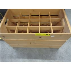 Wood wine crate - like new