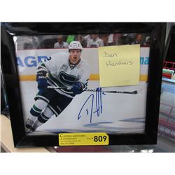 Autographed Dan Hamhuis photograph