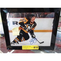 Autographed Sidney Crosby photograph