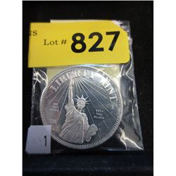 1 Troy Ounce - Fine Silver "Liberty Mint" bar