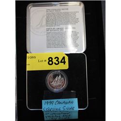 1999 Canadian Sterling Silver .50 cent piece