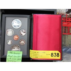 1986 Canadian proof coin set