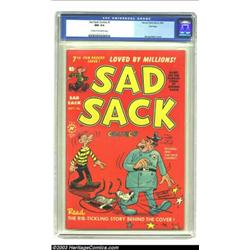 Sad Sack Comics #7 File Copy (Harvey, 1950) CGC NM 9.4 Cream to off-white pages....