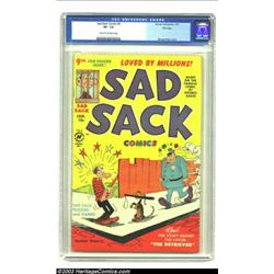 Sad Sack Comics #9 File Copy (Harvey, 1951) CGC VF-7.5 Cream to off-white pages....