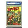Image 1 : Speed Comics #34 File Copy (Harvey, 1944) CGC VF- 7.5 Off-white pages....