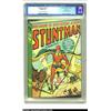 Image 1 : Stuntman Comics #1 File Copy (Harvey, 1946) CGC VF/NM 9.0 Light tan to off-white pages....