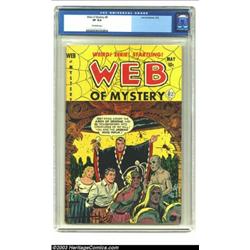 Web of Mystery #9 (Ace, 1952) CGC VF 8.0 Off-white pages....