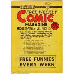 Weekly Comic Magazine 3rd Version (Fox, 1940) Condition: VG+. Here is a Fox book that only one co...