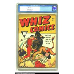 Whiz Comics #6 (Fawcett, 1940) CGC FN+ 6.5 Light tan to off-white pages....